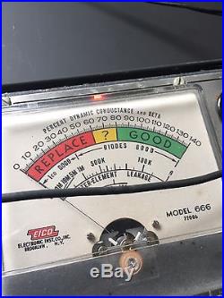 Vintage Eico Model 666 Tube Tester For Ham Radio