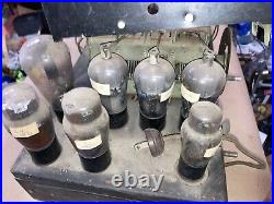 Vintage Electric Receiver Chassis 332w Tube Unit 280 224 245 Tubes