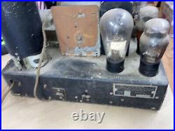 Vintage Electric Receiver Chassis 332w Tube Unit 280 224 245 Tubes