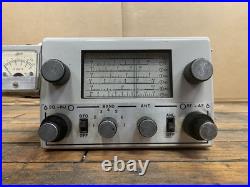 Vintage Elmac PMR-7 Shortwave Ham Radio Receiver Analog Tube Untested For Parts