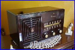 Vintage Emerson AM FM Tube Radio 659 (1951) COMPLETELY RESTORED