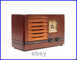 Vintage Emerson AX-217 Little Miracle Wood Radio In Ingraham Cabinet Works Vintage Emerson AX-217 Little Miracle Wood Radio In Ingraham Cabinet Works