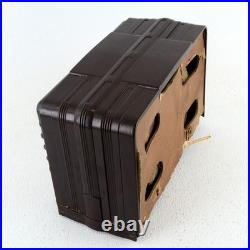 Vintage Emerson Bakelite Tube Radio DW-330B Deco -Very Nice Cabinet PARTS/REPAIR
