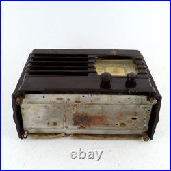 Vintage Emerson Bakelite Tube Radio DW-330B Deco -Very Nice Cabinet PARTS/REPAIR