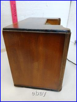 Vintage Emerson Model 422 Wood Tube Radio Working Art Deco AM Tabletop