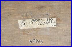 Vintage Emerson Model 510 Bakelite Wood 1946 MID CENTURY Working 5 Tube Radio