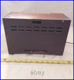 Vintage Emerson Model 550 wood Tube Radio, USA, restored working, art deco