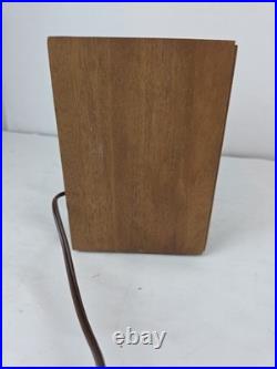 Vintage Emerson Model 713 B Tube Radio Sunburst Pattern MCM TURNS ON