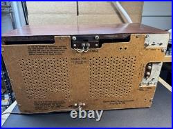 Vintage Emerson Model 908 Tube Radio AM/FM Phono Tested & Working