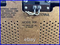 Vintage Emerson Model 908 Tube Radio AM/FM Phono Tested & Working