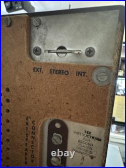 Vintage Emerson Model 908 Tube Radio AM/FM Phono Tested & Working