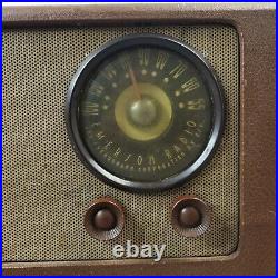 Vintage Emerson Portable Tube Radio Model 523 AM 1940's Brown NOT Working