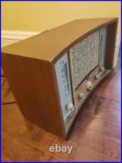Vintage Emerson Stereo Hi-Fi AM/FM/Phono/Stereo Model 908 9-Tube Radio WORKS