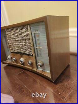 Vintage Emerson Stereo Hi-Fi AM/FM/Phono/Stereo Model 908 9-Tube Radio WORKS