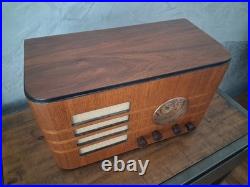 Vintage Emerson Tube Radio Model L122 Fully Restored, 1937, Beautiful
