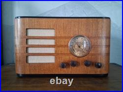 Vintage Emerson Tube Radio Model L122 Fully Restored, 1937, Beautiful