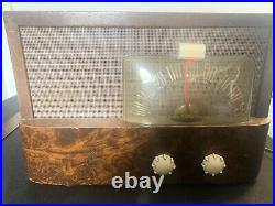 Vintage Emerson Tube Radio Working