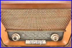 Vintage Emud Rekord Junior 196 AM/FM Antique German Tube Radio