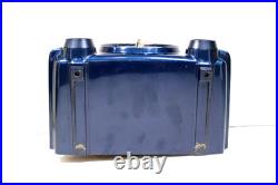 Vintage Excellent Original Blue Crosley MID Century Modern Antique Clock Radio