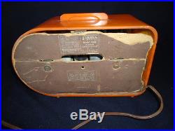 Vintage FADA 1000 Bullet catalin radio, butterscotch working & pretty clean