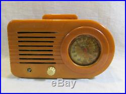 Vintage FADA BULLET Art Deco Catalin Bakelite Antique Tube Radio