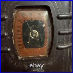 Vintage FADA Radio Model Art Deco Bakelite Tube Radio Brown