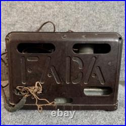 Vintage FADA Radio Model Art Deco Bakelite Tube Radio Brown