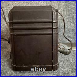 Vintage FADA Radio Model Art Deco Bakelite Tube Radio Brown