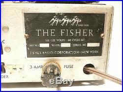 Vintage FISHER TUBE CHASSIS 60R4 with AM / FM / TV Tested & Working