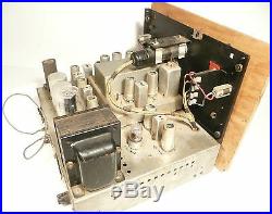 Vintage FISHER TUBE CHASSIS 60R4 with AM / FM / TV Tested & Working