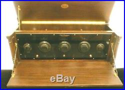 Vintage FREED EISEMANN NR-20 RADIO Massive SET with 5 GLOVE TUBES & FRONT DOOR
