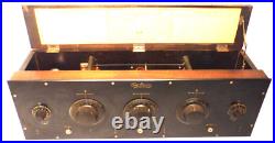 Vintage FREED EISEMANN NR-5 RADIO 5 GLOBE TUBES & GOOD TUNING untested