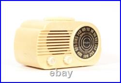 Vintage Fada Cloud Polystyrene Tube Radio Alabaster Original & Complete 845
