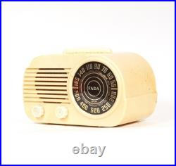 Vintage Fada Cloud Polystyrene Tube Radio Alabaster Original & Complete 845