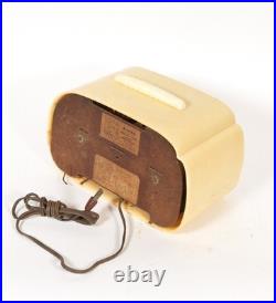 Vintage Fada Cloud Polystyrene Tube Radio Alabaster Original & Complete 845