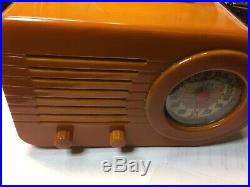 Vintage Fada Model 1000 Catalin Art Deco Radio Tested
