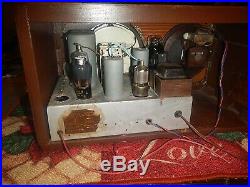 Vintage Fairbanks-Morse AM/SW Radio Model 58 (1937) TOTALLY RESTORED