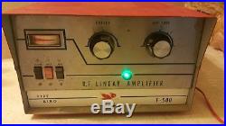 Vintage Firebird 500 Linear Amplifier Ham Radio TUBE FAST SHIPPING