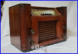 Vintage Firestone AM/SW Tube Radio S7398-8 (1942) COMPLETELY RESTORED