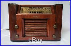 Vintage Firestone AM/SW Tube Radio S7398-8 (1942) COMPLETELY RESTORED
