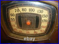 Vintage Firestone air chief AM/SW Tube Radio S7398-3 (1941) works free shipping