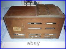 Vintage Firestone air chief AM/SW Tube Radio S7398-3 (1941) works free shipping
