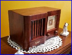 Vintage Firestsone AM Tube Radio S-7403-5 (1939) COMPLETELY RESTORED