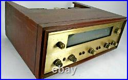 Vintage Fisher 500-b Fm Multiplex Tube Radio Reciever