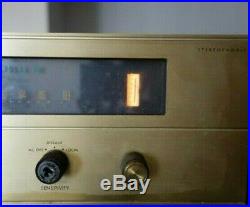 Vintage Fisher Model FM-100-B Tube Radio Tuner