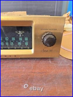 Vintage Fisher Series 80 Tube Radio No Cabinet