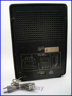 Vintage GERMAN WW2 TUBE RADIO VE 301 Wn Volksempfänger Deutscher Bakelite WWII
