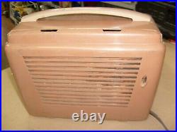 Vintage GE AM Portable Radio #603 (1950) Tube Radio Mid Century Modern design