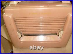 Vintage GE AM Portable Radio #603 (1950) Tube Radio Mid Century Modern design