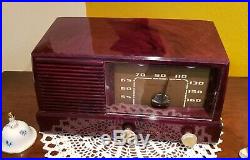 Vintage GE AM Tube Radio 416F (1953) COMPLETELY RESTORED